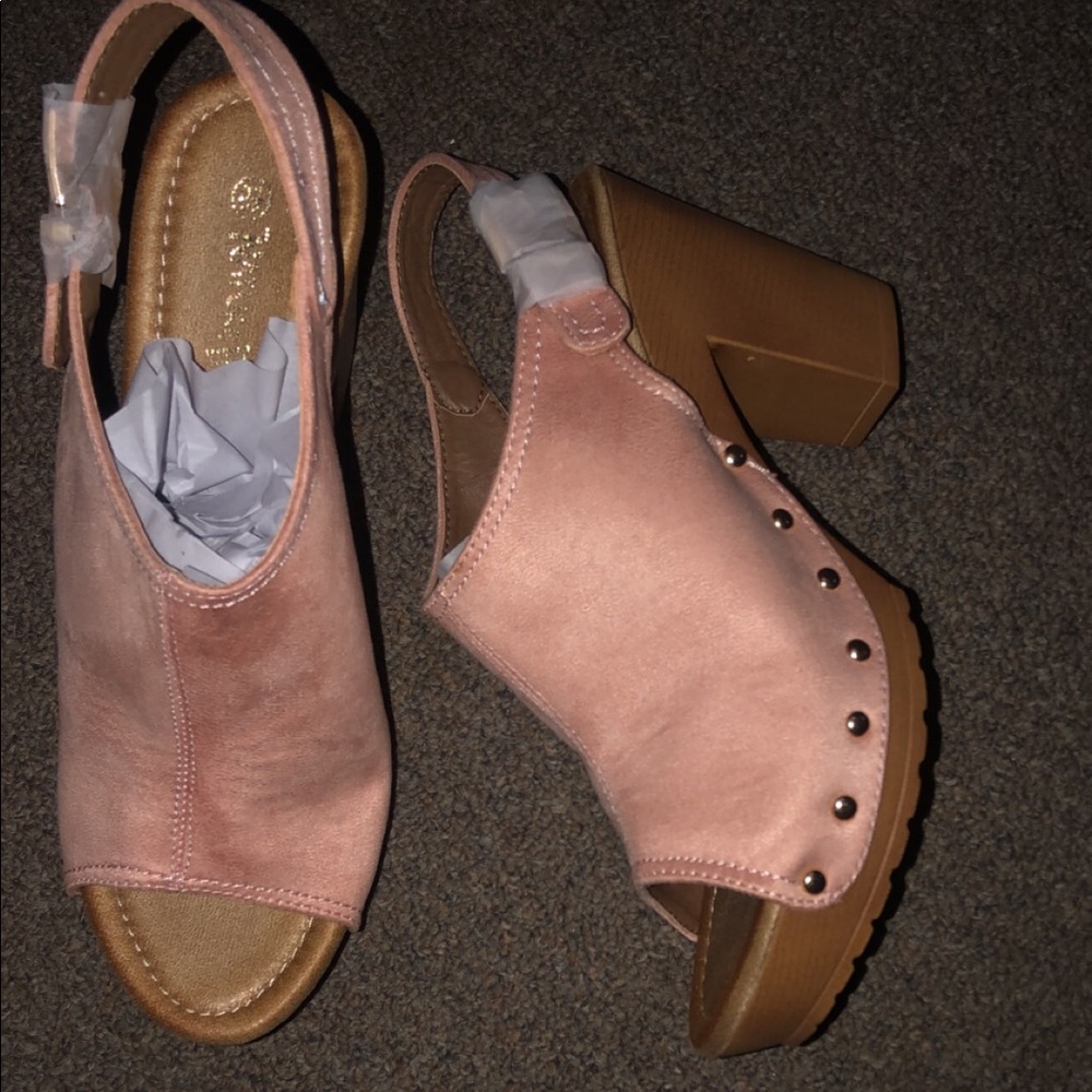 COPY - New in box pinkish strap heels